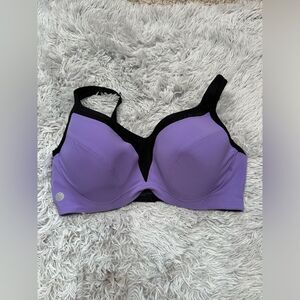 torrid Purple and Black Underwire Sports Bra